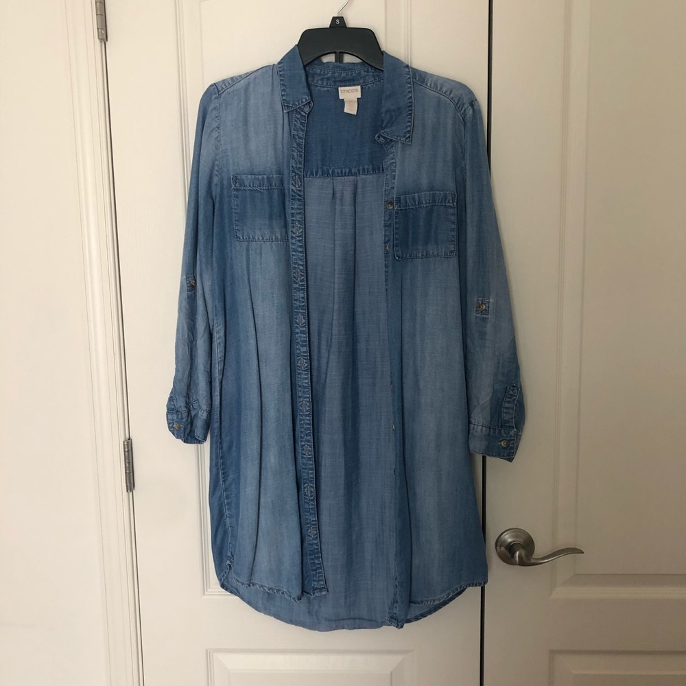 Chambray Duster/ Dress